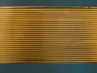 Flachstreifen 4 mm glanzgold - Grobund - 28 Streifen ca. 40 cm lang