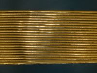 Flachstreifen 5 mm glanzgold - Grobund - 22 Streifen ca. 40 cm lang