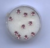 Strass-Chatons Swarovski, light rose, 4x4 mm