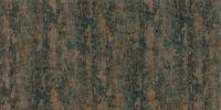 390916A- Wachsplatte grn-ocker-schwarz gemustert auf platin