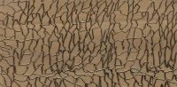 31019-91-01- Wachsplatte gepr. Mosaik broncegold-glanzgold