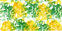 3102016- Wachsplatte getupft grn-gelb auf wei