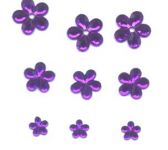 Acryl-Strassblten violett