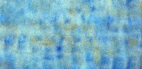 327054M (C)- Wachsplatte getupft hellblau, blau-gold auf wei
