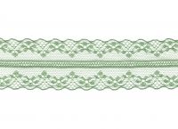Spitzenband Nr 5sg - smaragdgrn - 36 mm - 1 Meter