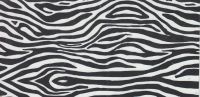 31011-70-79- Wachsplatte Zebra schwarz-weiss