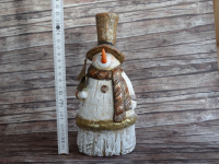 Schneemann / Keramik  - ca 22 cm  - max. 4 x verfgbar