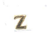 Wachsbuchstabe Z glanzgold 8 mm -Classic-